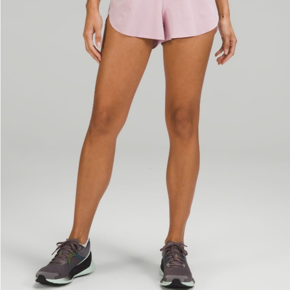 lululemon athletica Find your Pace 3 inch athletic short Pink Peony